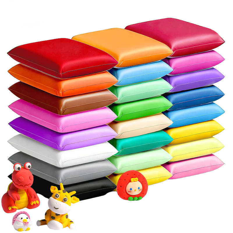 ���˼���3C��ȫ��֤������ճ��24ɫ����100g��װ��Ƥ���ֹ���ɫ̫���������ȫ�޶���ͯ�׶�԰�������ζ 32.8Ԫ