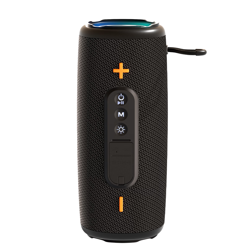 索愛（soaiy）SD-99大音量高音質(zhì)無(wú)線藍(lán)牙音箱便攜式低音炮戶外大功率音響USB大功率插卡防水桌面迷你小鋼炮黑色