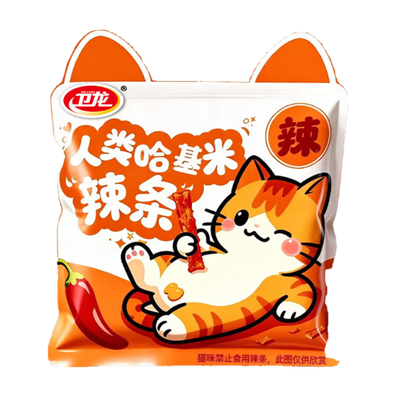 卫龙 辣条 大小面筋 亲嘴烧 【哈基米】休闲零食大礼包478g年货节团购