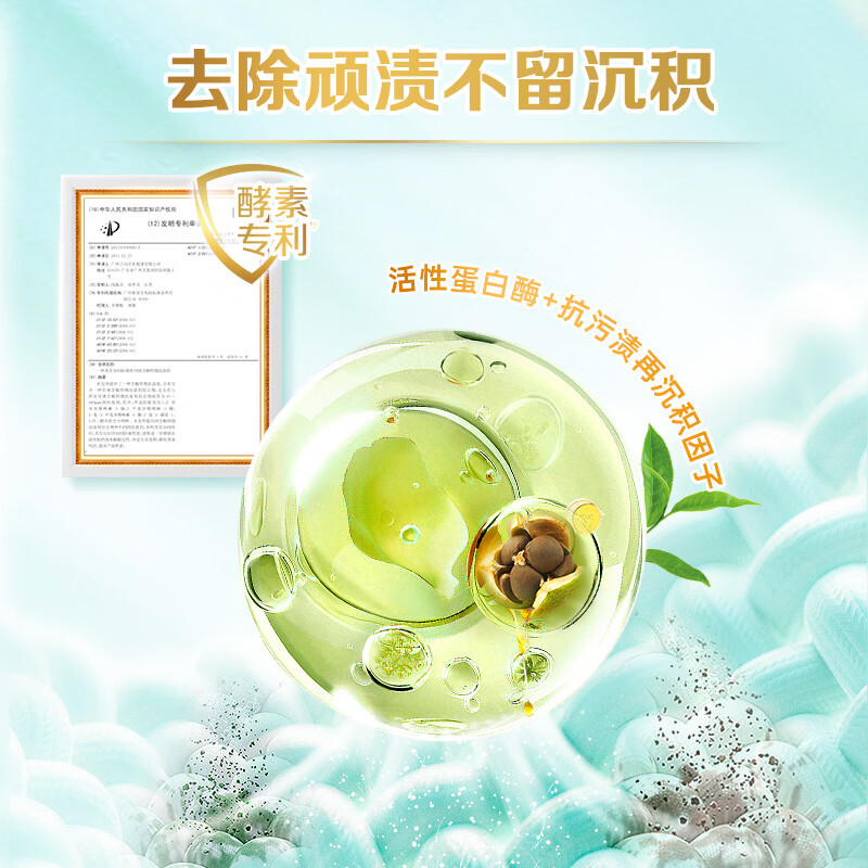 立白天然茶籽洗衣液除菌除螨抑菌 手洗机洗 祛味去渍山茶清香 茶籽液10斤