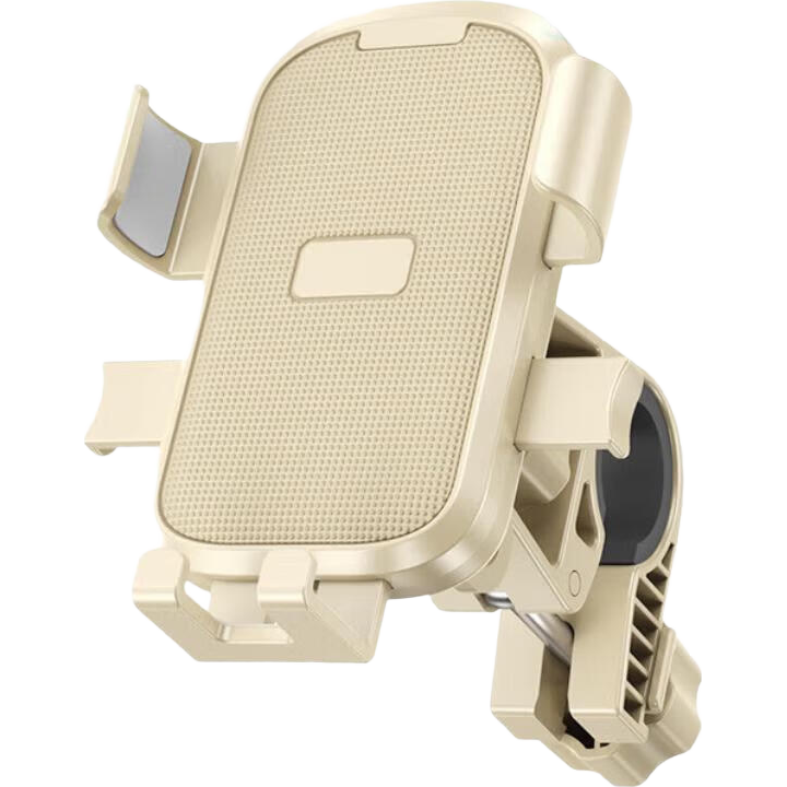 【京东包邮】电动车摩托车可旋转手机支架导航神器外卖骑手车载便携防震装备 401车把款黑色