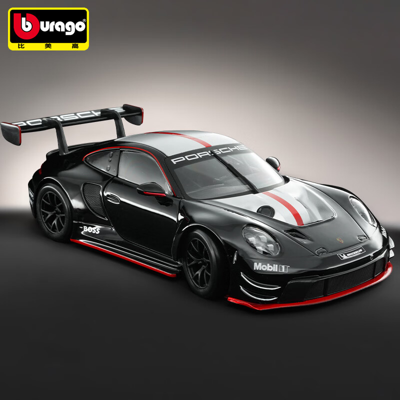 比美高 1:24保时捷911 GT3跑车模型仿真合金车模摆件汽车玩具男孩礼物