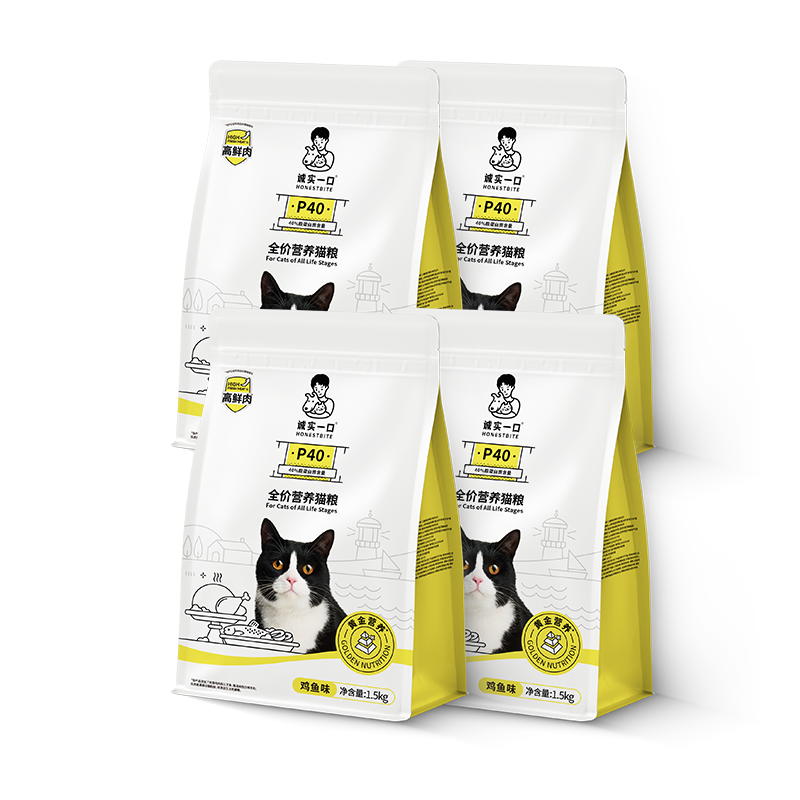 chengshiyikou ��ʵһ�� P40 è�� ���伦�� 1.5kg ȫ��ȫ�� 4�� 273.75Ԫ