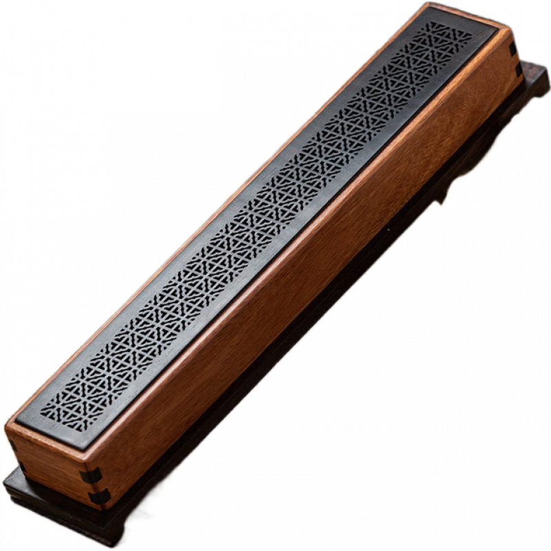 墨凡(MOSFANTAL)红槐宝镶木卧香炉线香香盒熏香炉香炉香插家用室内卧香炉 红槐宝镶卧香炉