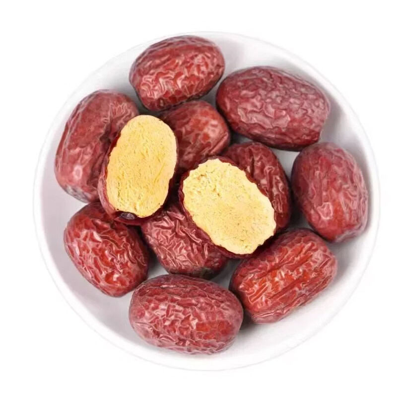 枣红栆杞红枣新疆特级一级2025年新疆特产正宗若羌灰枣原生态新鲜吊干大枣 若羌灰枣1斤【皮薄肉厚·枣香浓郁】【特级】