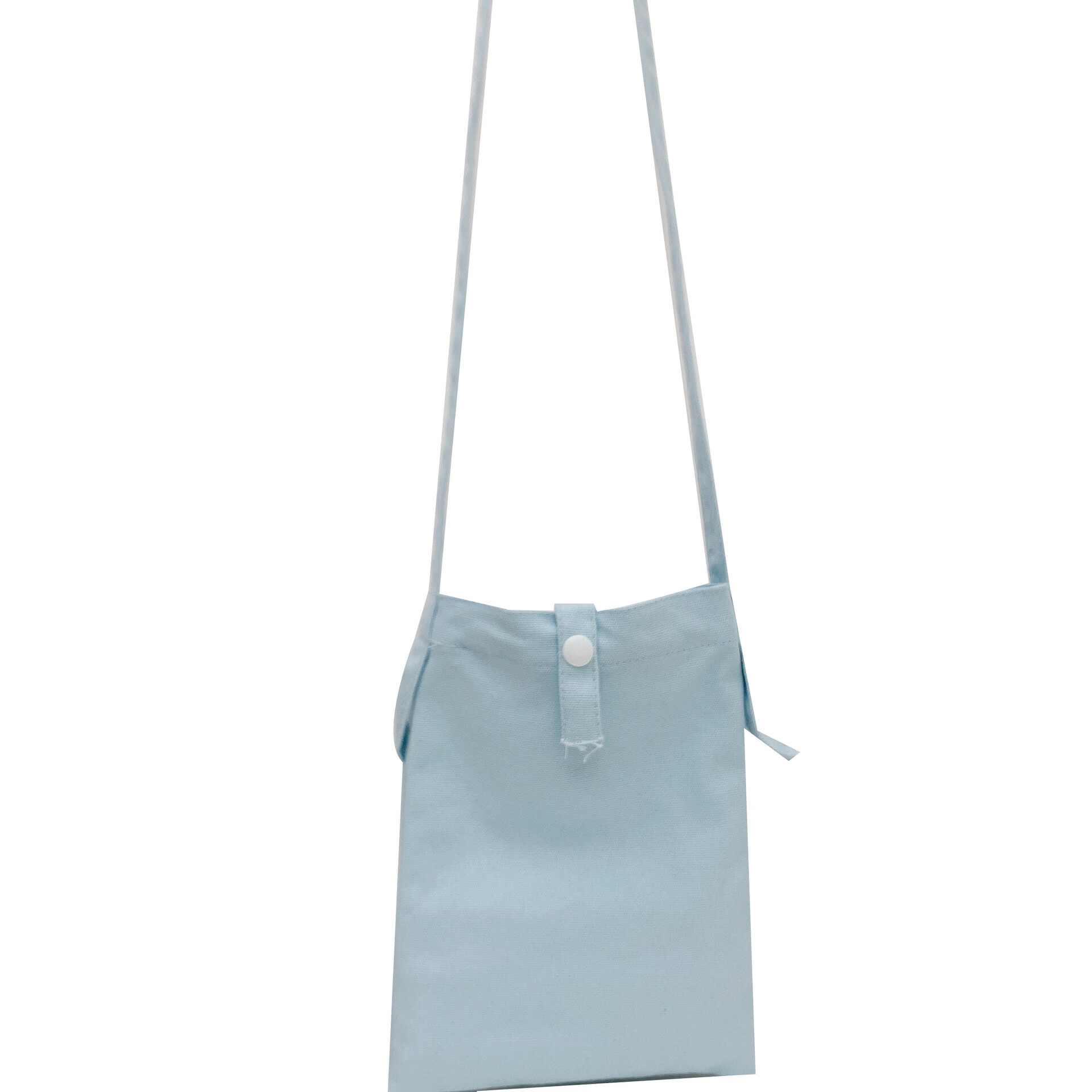 【优选直发】简约纯色小众斜挎帆布小包包随身便携手机包女斜挎放 白色