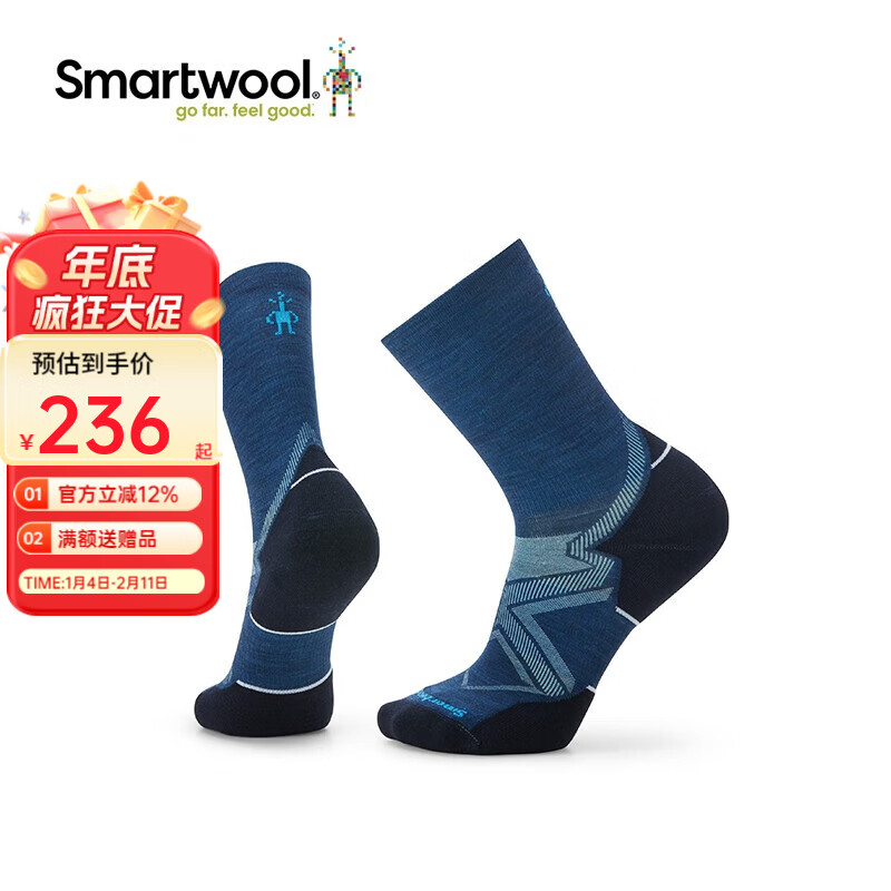 SMARTWOOL�ܲ����ܶ��������Ͳ����ʿ������ū��ë��ɻ�ϴ1905 ��ɽ��B25 M���ʺϽ���38-41�� 238Ԫ