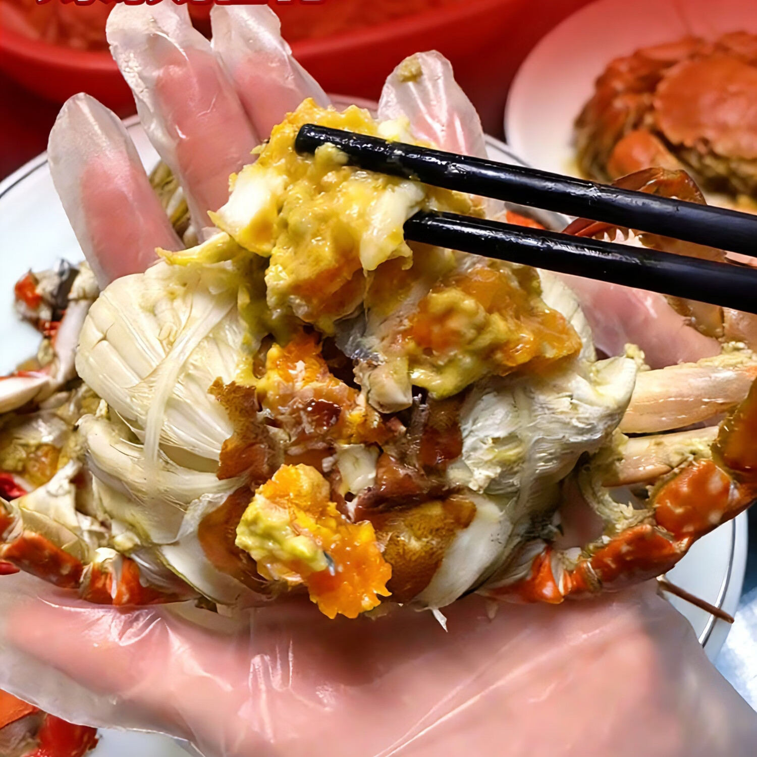 莱州梭子蟹鲜活新鲜飞蟹 海鲜大礼包年货礼盒 海鲜礼盒 海鲜鲜活 梭子蟹鲜活母满黄 每只9两-1斤 8只装