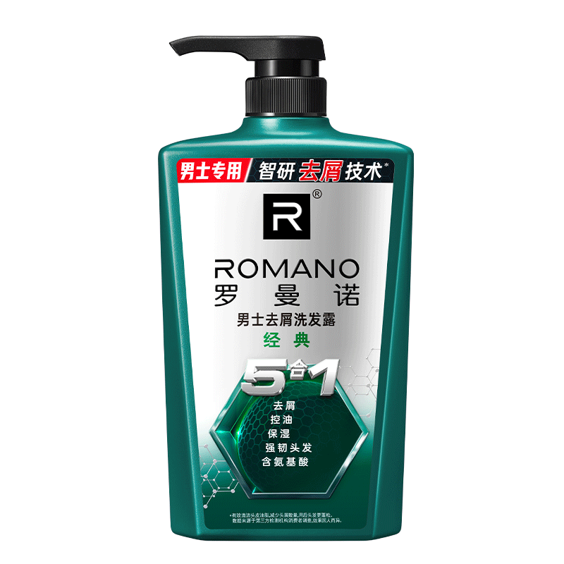 ���ڲ���������ŵ��ROMANO����ʿϴ��ˮ��ˬ����ȥмϴͷˮ��������ϴ��¶ ��������600ml 40.8Ԫ