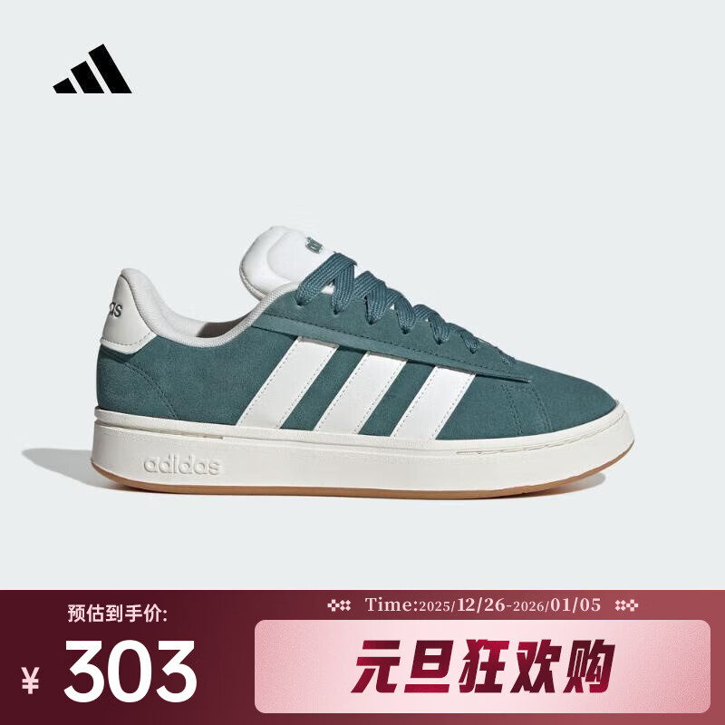 ���ϴ�˹��adidas��2025����ŮGRAND COURT ALPHA 00s�����˶����а�Ь JQ3007 41 272.7Ԫ