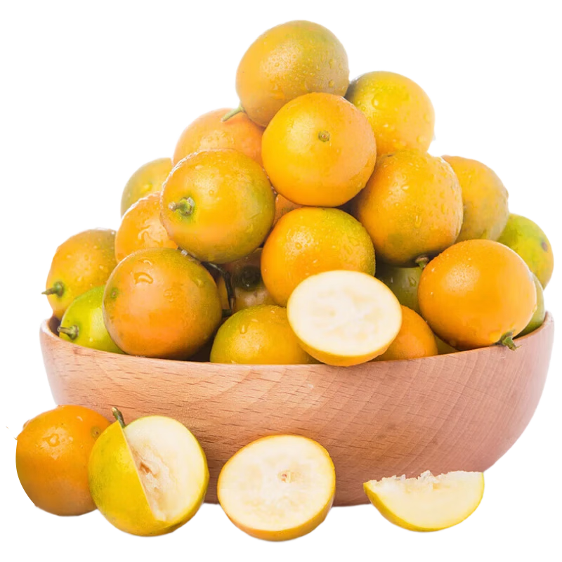 京觅广西融安 第三代脆蜜金桔金柑桔子 净重1.5斤 单果15g+ 源头水果