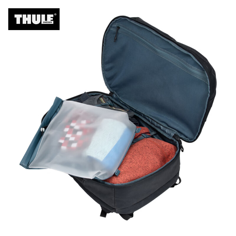 拓乐(THULE)瑞典Aion永恒 旅行大容量防水双肩包旅行包 城市通勤可扩容男女 40L-黑色 背包