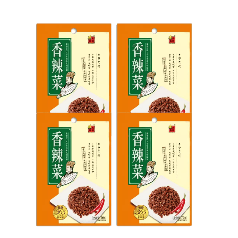 孔明菜（Kongmingcai）襄阳特产香辣味大头菜榨菜咸菜酱菜下饭菜280g孔明菜送礼