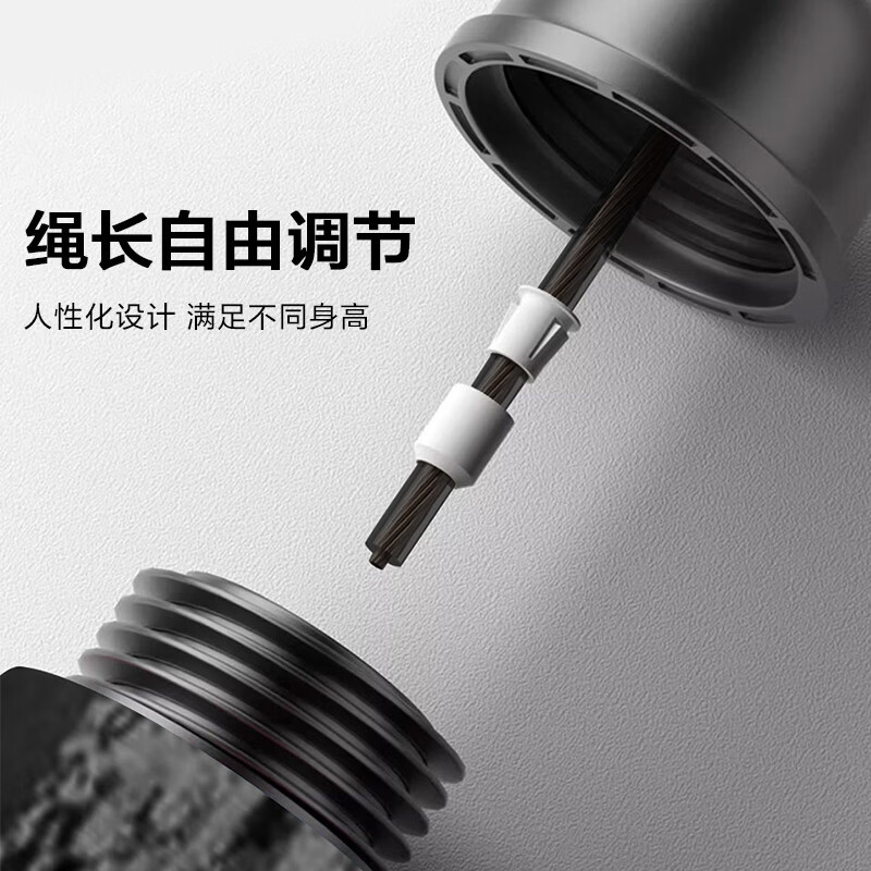 安踏竞速轴承跳绳小学生儿童专用中考体育考试比赛运动专业训练初中生 竞速灰【提速轻松突破200+】