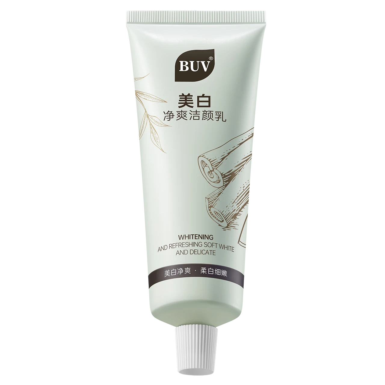 BUV美白洗面奶淡斑提亮肤色男女士专用烟酰胺去黄痘印氨基酸法国进口