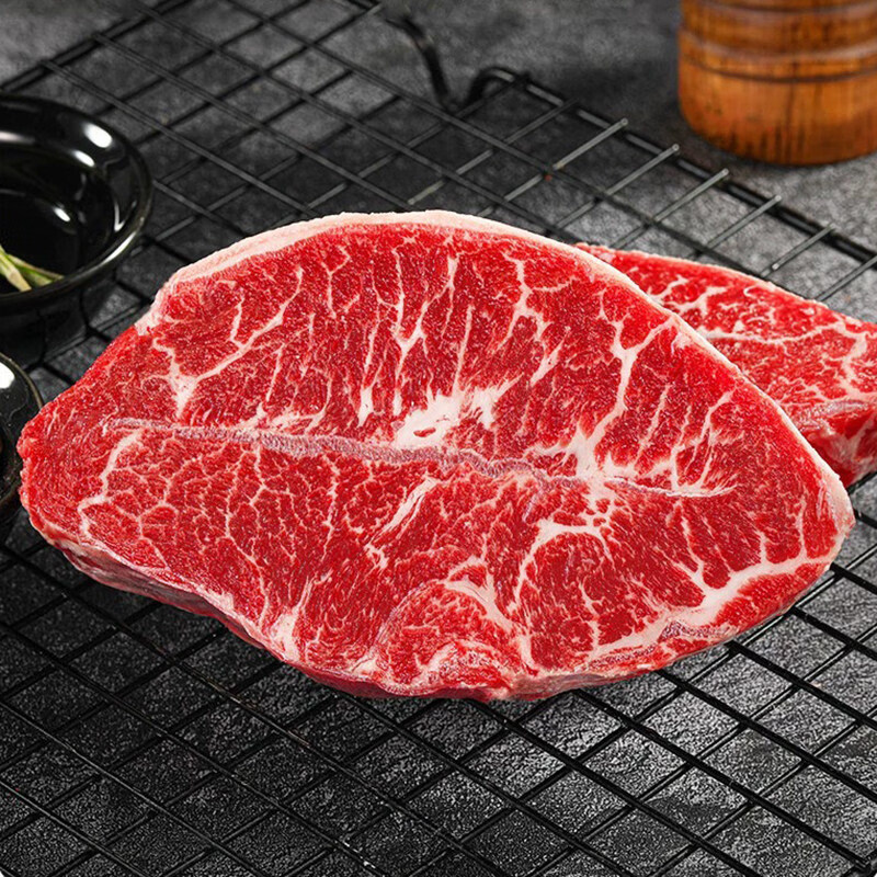 农夫好牛进口阿根廷谷饲板腱牛排1000g原切草饲西冷眼肉牛排减脂 牛肉生鲜 【1100g三拼】2西冷+2眼肉+3-5板腱