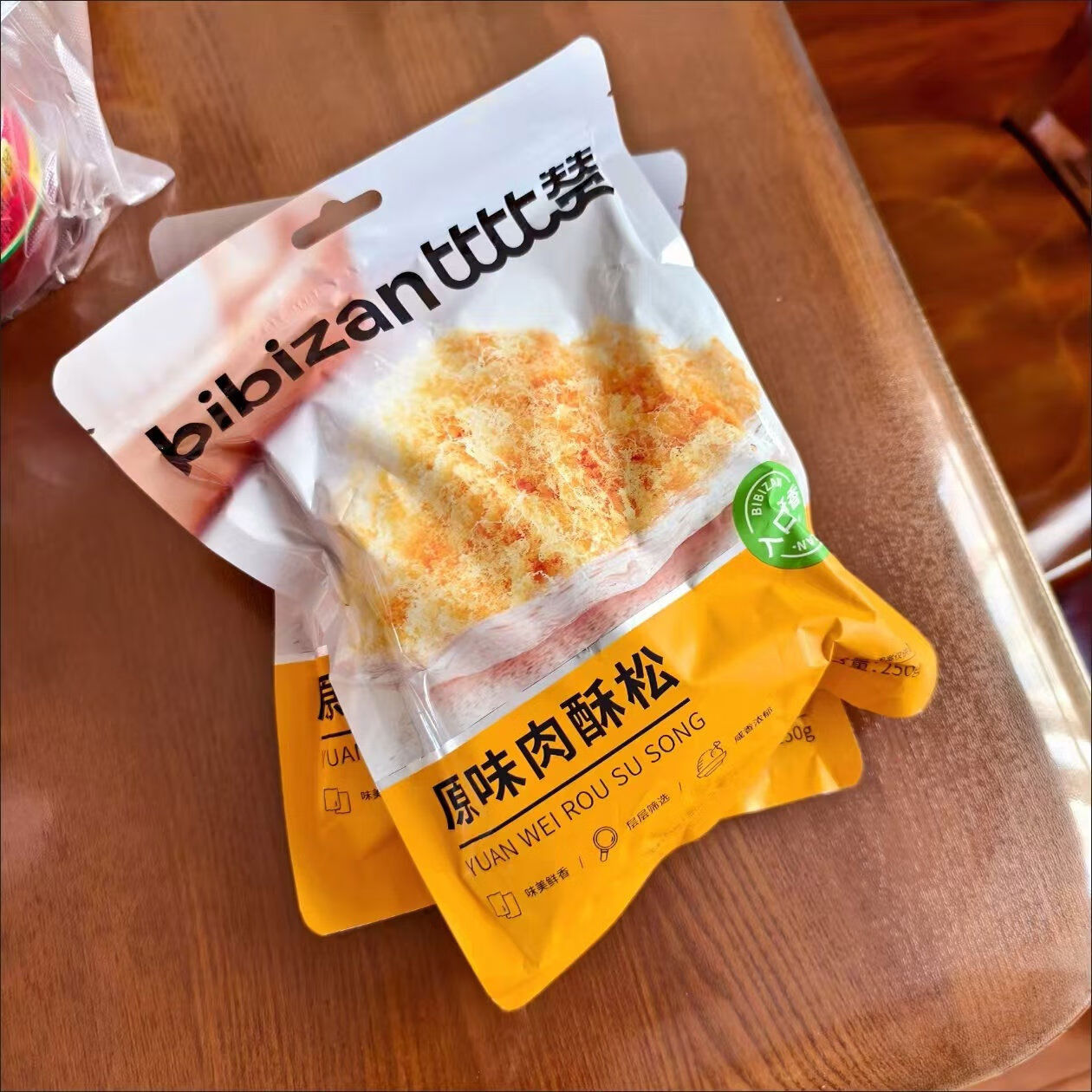 比比贊肉粉松247g肉松小貝壽司DIY專用配料紫菜包飯烘焙商用批發(fā) 原味肉松粉477g