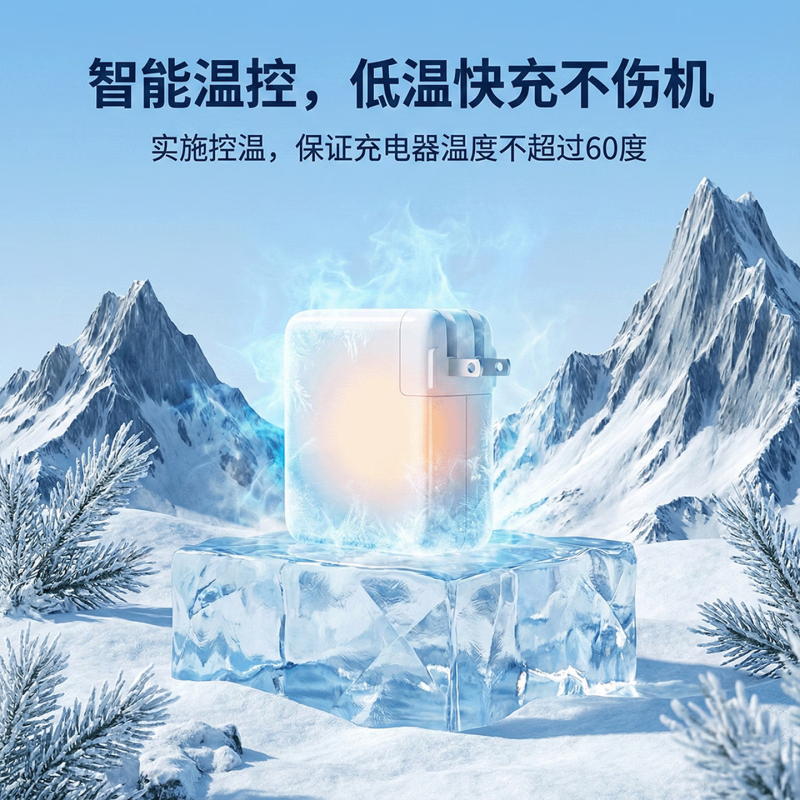 绿效适用苹果笔记本电脑充电器Type-C线套装PD61W MacBook Pro/Air A1706 A1708电源适配器A2338 A1947 70W Type-C电源适配器