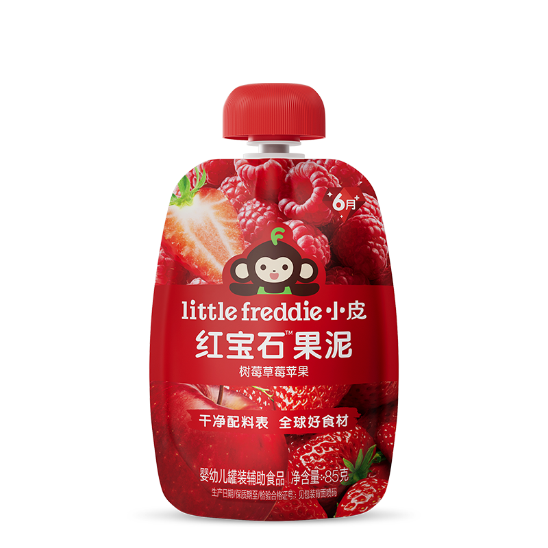 �ٽ��ۣ�Little Freddie СƤ Ӥ��ˮ������÷�� 85g*1��  4.9Ԫ(����ȯ�������п�2Ԫ)