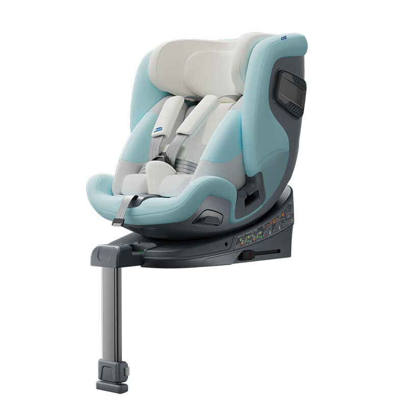 路途乐（lutule）途趣Ultra儿童安全座椅0-7岁新生婴儿宝宝新国标认证可坐可躺360 冰川蓝-尊享版【新国标认证】