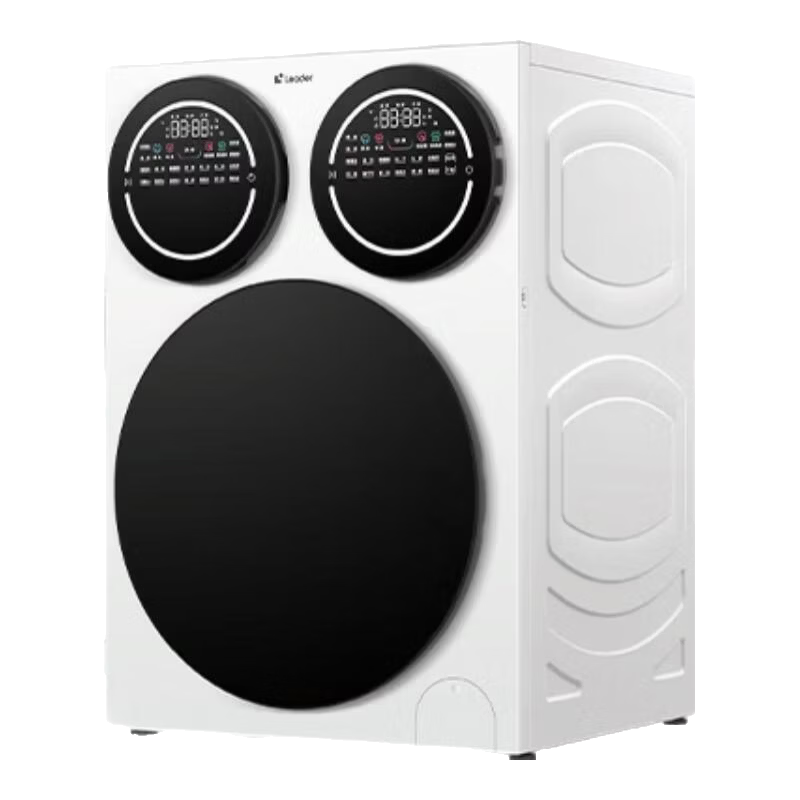 Leader海尔智家滚筒洗衣机12公斤全自动直驱变频家用洗烘一体机国家补贴婴儿洗衣机带烘干一级能效三桶 标尺三筒12公斤【直驱变频+智能投放】 咨询客服更优惠