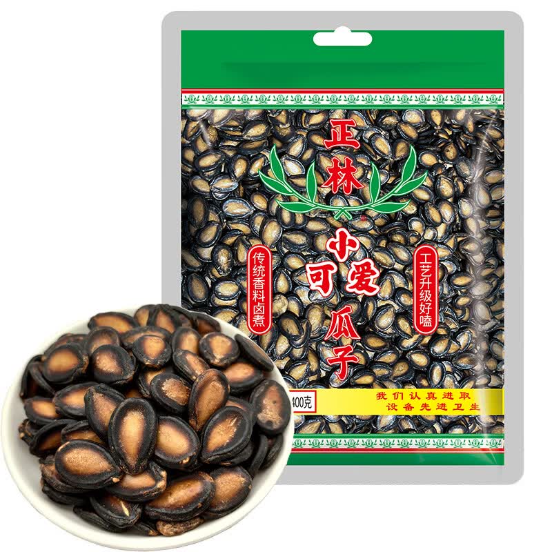 正林黑瓜子小可爱400g/袋五香西瓜子（新老包装随机发货）