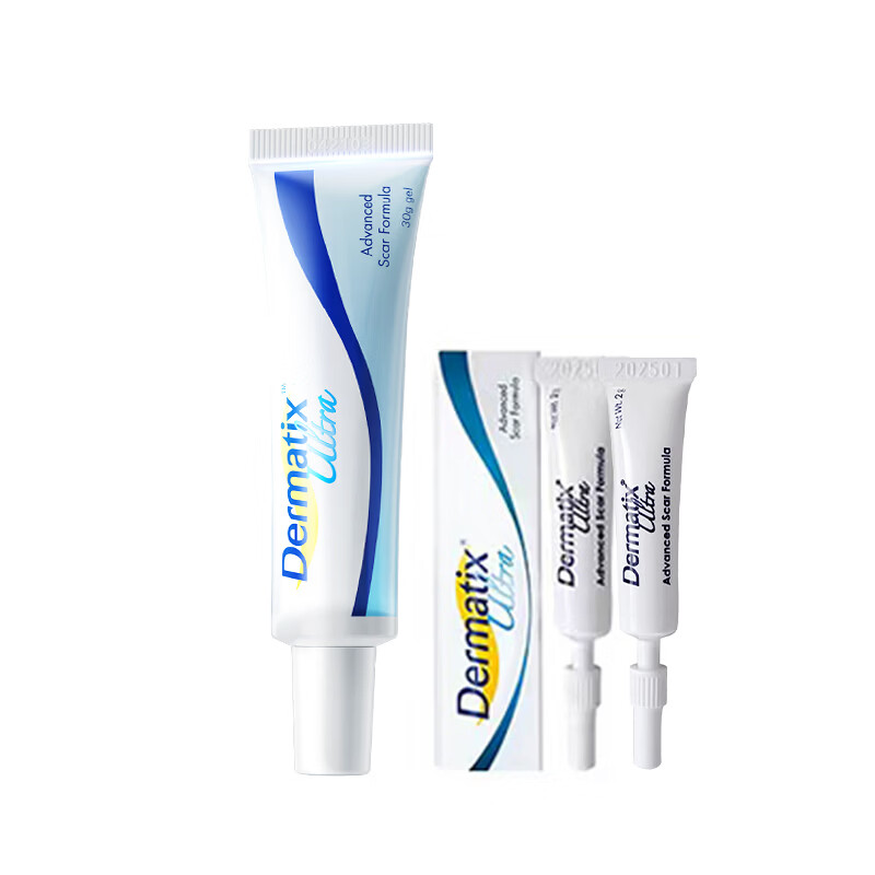 倍舒痕儿童祛疤膏修复硅凝胶手术烫伤摔划增生Dermatix小恐龙7g 倍舒痕成人30g+4g【大面积/增生性疤痕护理】