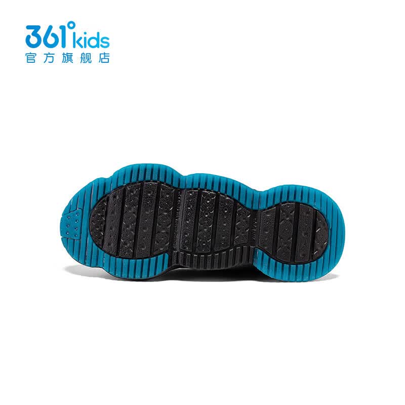 361°【商城同款】童鞋男童休闲鞋年春季新款中大童运动鞋 碳黑/水鸭青/电光橙色 36
