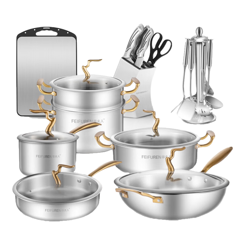 �Ʒ��ˣ�FEIFUREN��������װȫ�׼���316����ּ峴����������̹��������¯��ͨ�� �������̻��+�����ײ��˰� 8���� 2779.2Ԫ