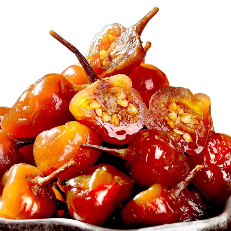 湘汝（xiangru）汝城特產(chǎn)七彩泡椒蒜香脆爽燈籠椒下飯菜廣西七彩辣椒 500克一瓶