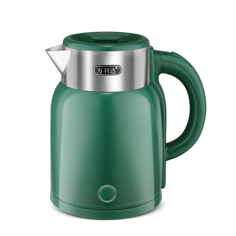 万利达【甄选好物】电热水壶家用烧水壶学生宿舍保温开水壶1.8L升大容量电水壶 1.8L 绿色保温
