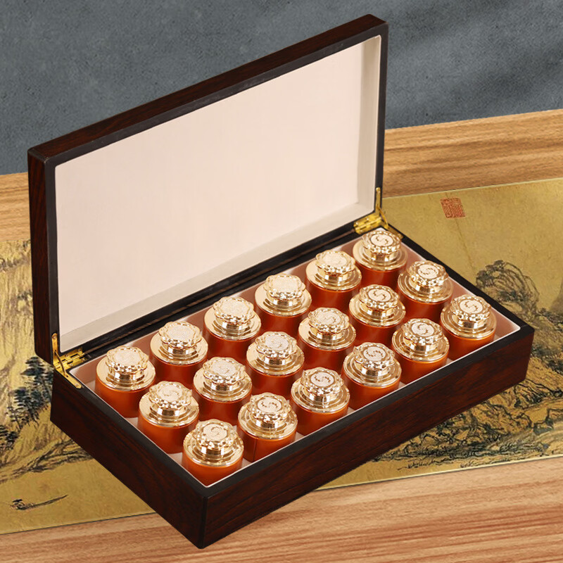 金骏眉红茶小罐装茶叶礼盒装送人送礼礼品批发伴手礼 18罐金骏眉【红茶+精美小罐+礼盒】