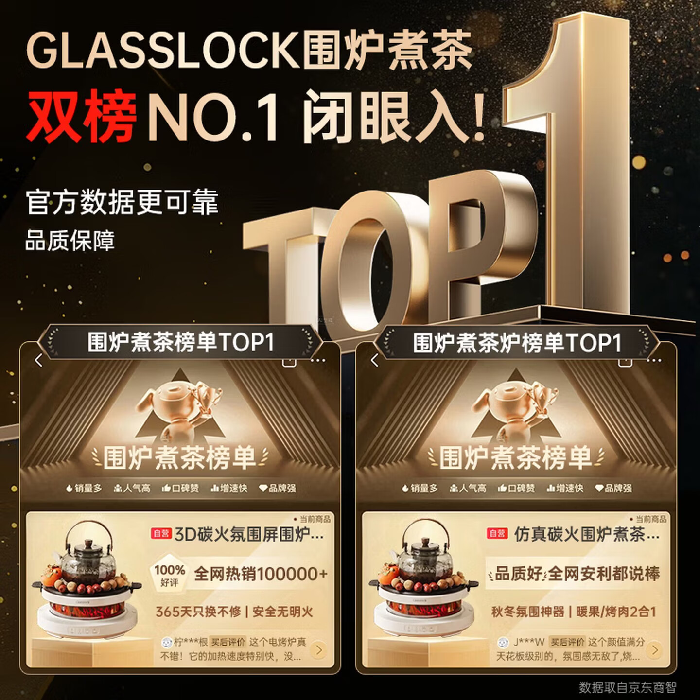 GLASSLOCK盖朗围炉煮茶套装仿真碳火全玻璃0胶水养生花茶壶恒温煮茶器萃茶机电陶炉取暖器新年礼物 【2025升级款+吊架 】送烤网和茶壶 0.6L