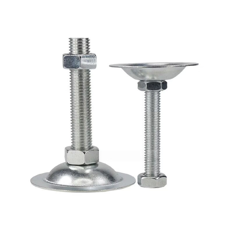 悠蓝智造镀锌喇叭口平底脚杯固定 镀锌 D95*M20*L200(5个)