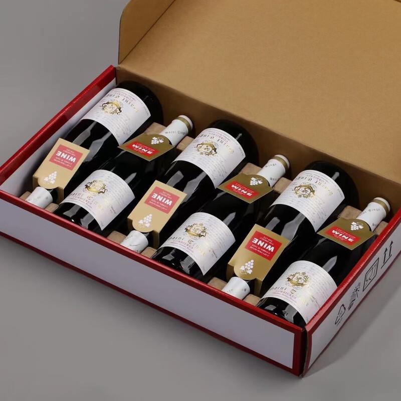 圣汀格(SAINT TINGE)法国原瓶进口AOC级葡萄酒 礼盒装整箱6瓶 稀有14.5度传奇特 【原瓶进口】整箱6瓶礼盒装