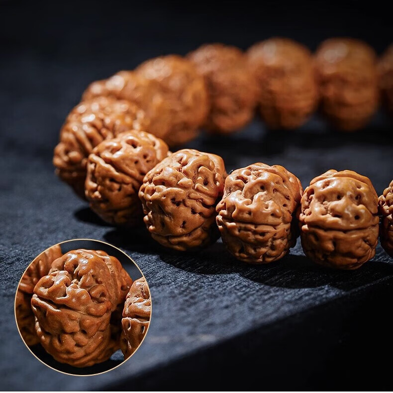 正宗尼泊尔金刚菩提子手串十二生肖守护神文玩核桃盘玩佛珠手链 【星月跑环款】金刚11mm单圈