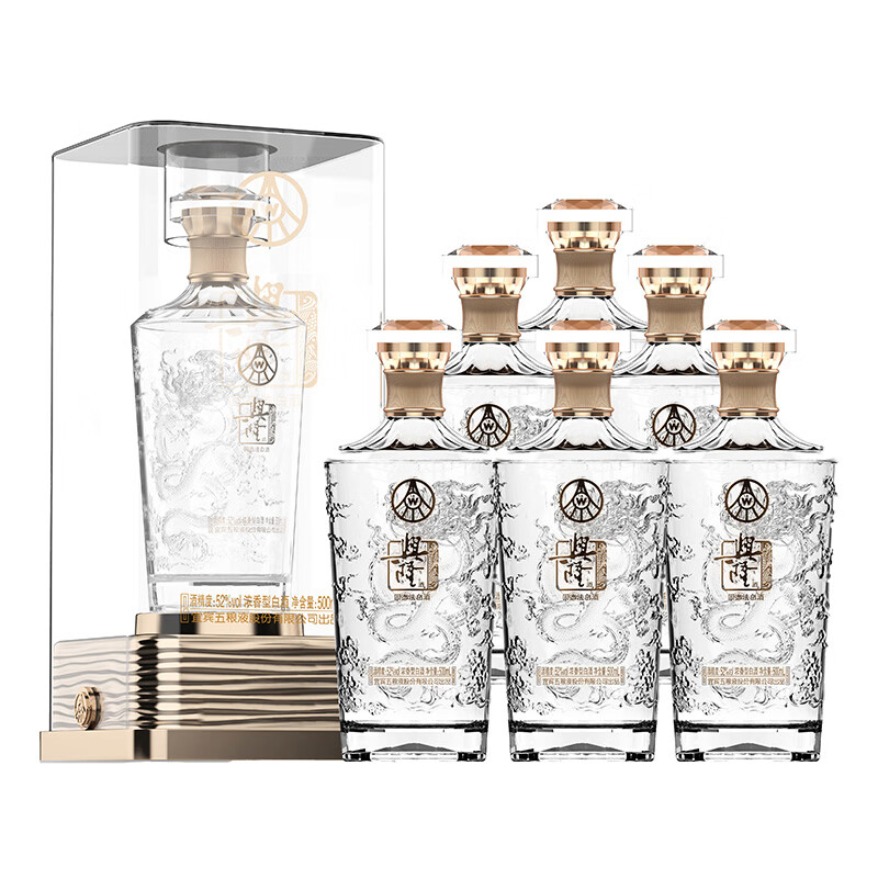 ��¡�˱��ɷݹ�˾��Ʒ ��¡ ��Ʒ�� 52��Ũ���Ͱ׾� �ǿ������װ 52�� 500mL 6ƿ ����װ 499Ԫ