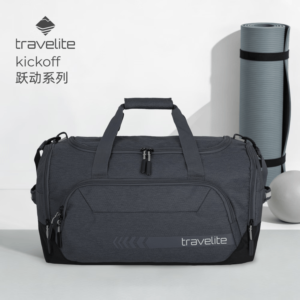 travelite618提前购运动健身斜挎包大容量休闲旅行包全程价保跃动系列520 石墨灰【M】