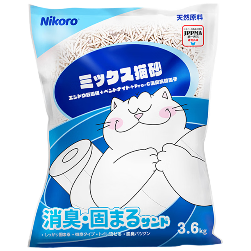 �ݿ�¶Nikoro����С������èɰ����ɰ������èɰ�ɳ��3.6kg*4�� 132.2Ԫ����44.07Ԫ/����