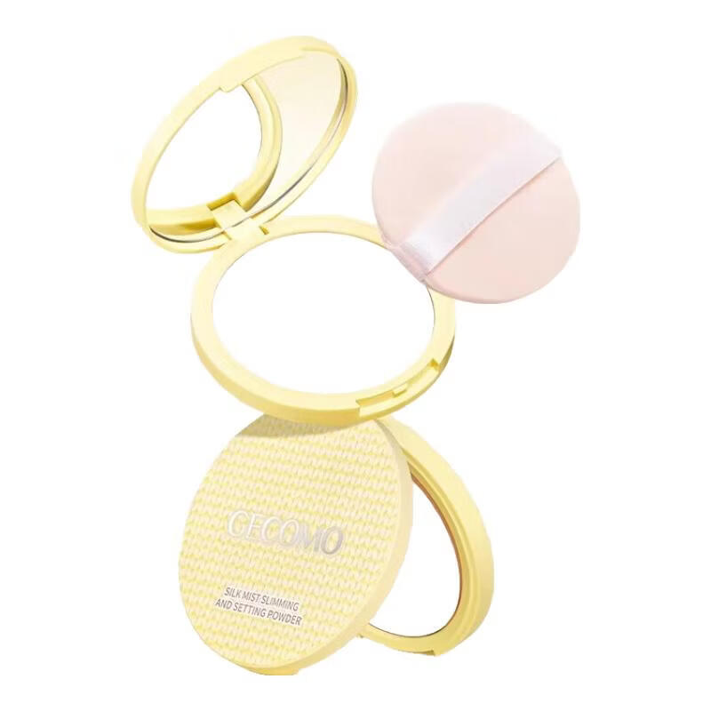 格蒙（GECOMO）黄油大粉饼大容量20g定妆散粉控油持妆不脱妆防水提亮蜜粉饼 【20g大黄油】02自然色