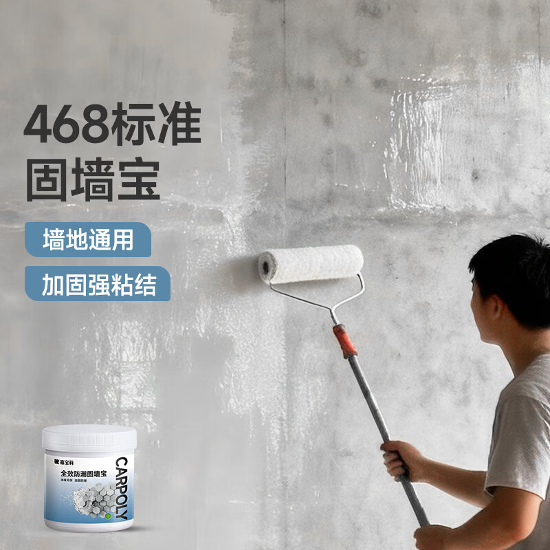 嘉宝莉（CARPOLY）固砂宝水泥地面固沙剂墙面渗透反碱固化界面剂抗碱固沙防潮 1kg 全效防潮固墙宝