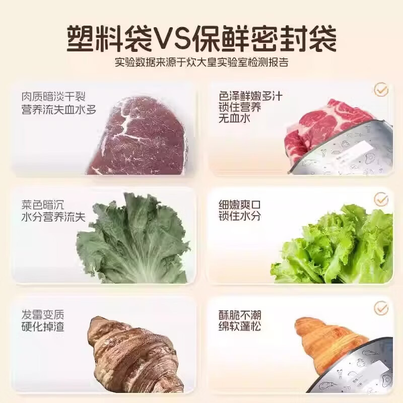 AILUKI日本高端铝箔密封袋食品级滑索保鲜冰箱冷冻专用自封口食物密实加 【中号*20+大号*20】共40只