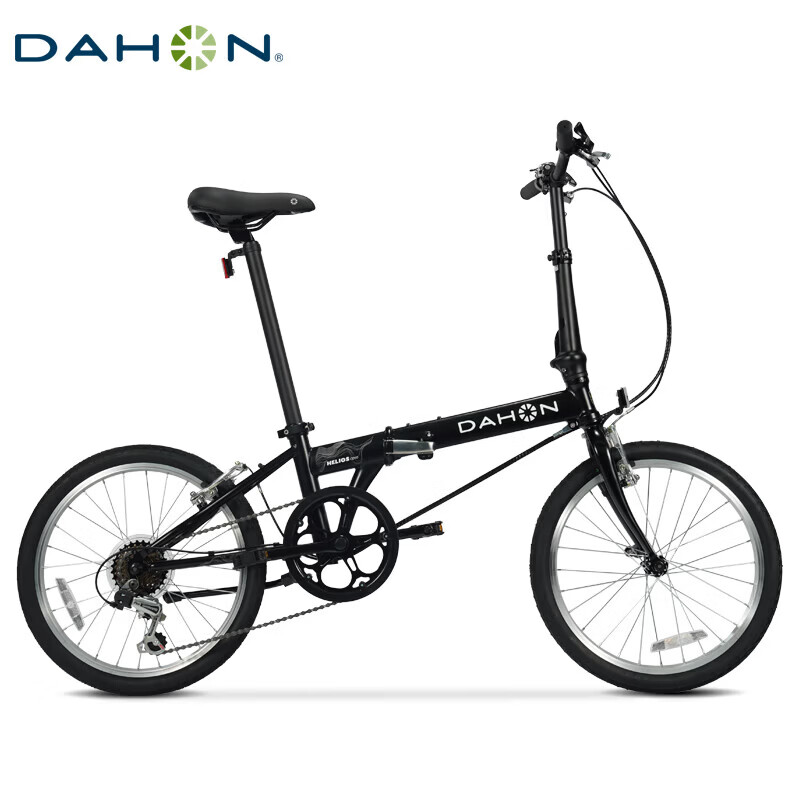 大行（DAHON）经典D6折叠自行车20英寸6速成人休闲单车 KBC061 消光黑