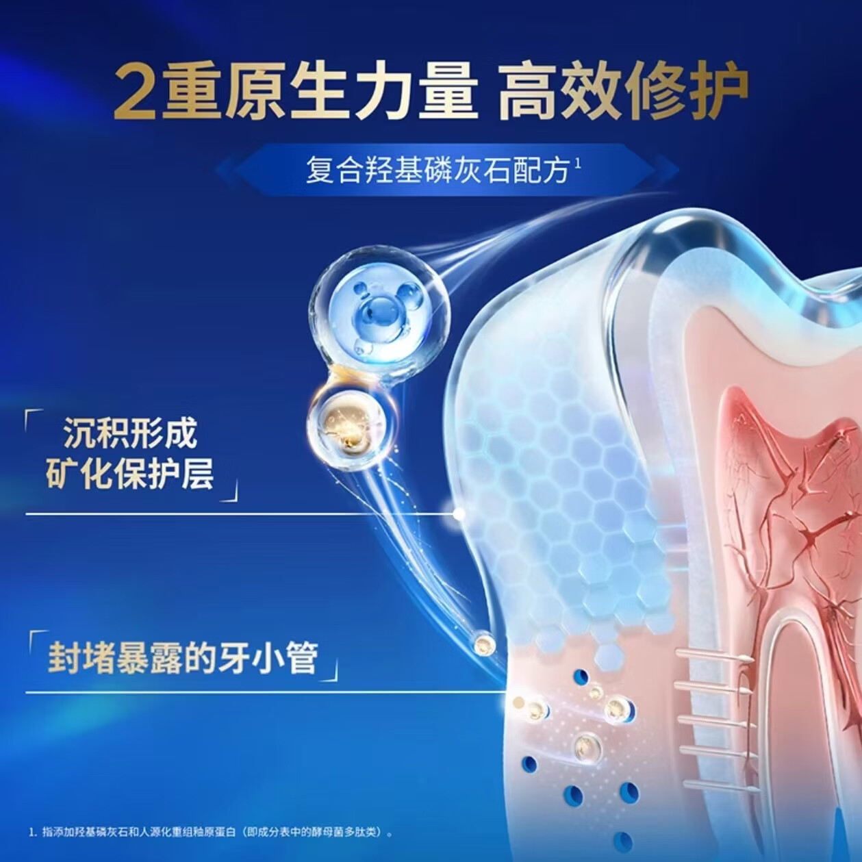 bop羟基磷灰石牙膏【热巴同款】波普专研修护牙釉质牙膏抗敏感 【1支】羟基磷灰石牙膏100g 【正品保障，现货速发】