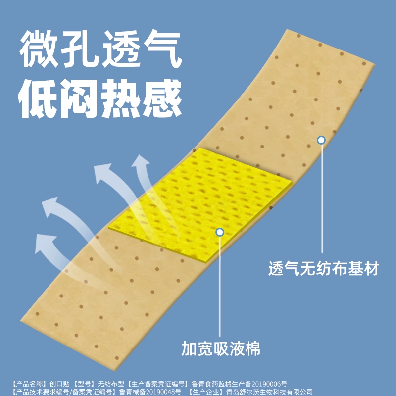 海昊宜生医用防水透气创口贴卡通创可贴儿童可爱透明大号伤口止血贴防磨脚 医用透气款300片【100片/包*3包】经济便携