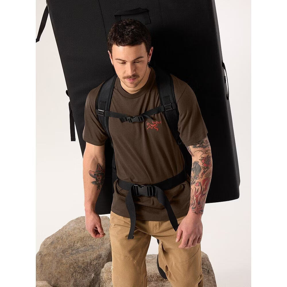 始祖鸟（ARC'TERYX）欧洲直邮ARC'TERYX/始祖鸟 Kragg SL MC 男士棉质T恤 角豆树/王朝  L