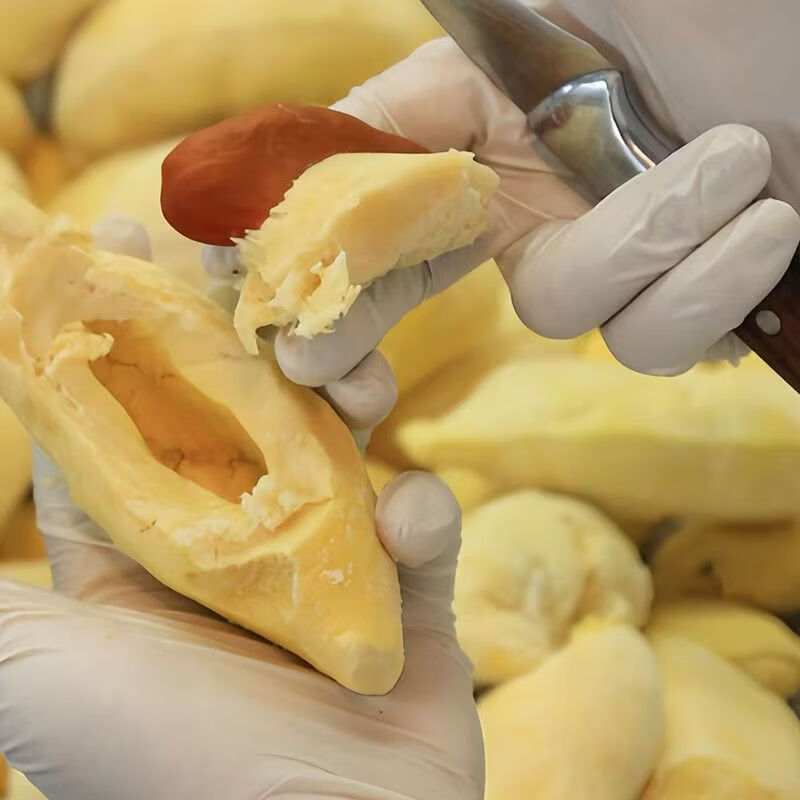 璐亦金枕烤榴莲小金条泰国榴莲冷冻金枕榴莲纯果肉无核无壳装加热即食 100g/盒*5【无壳无核】加热5分钟