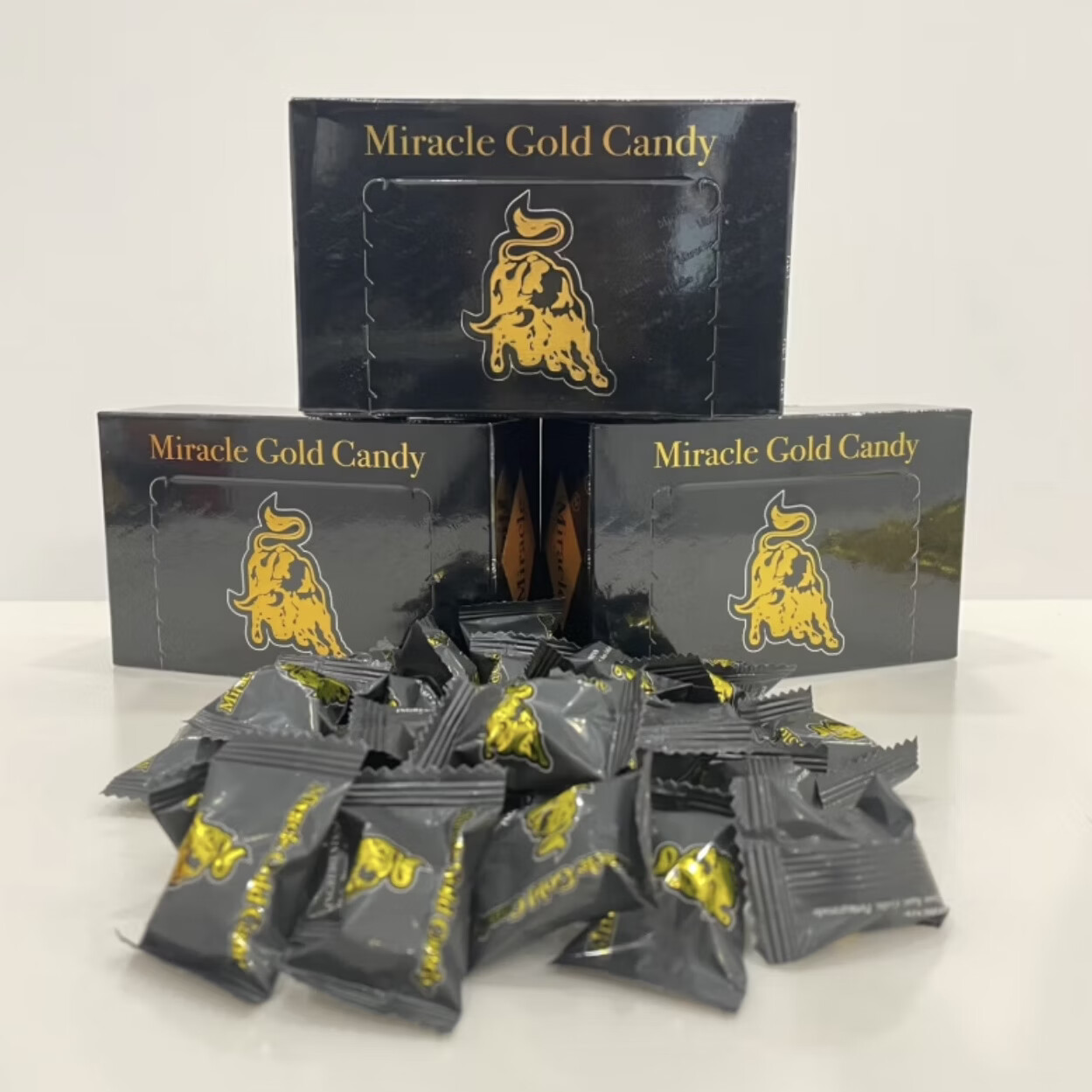 马来西亚原装精糖延时男士补充能量糖人参糖红糖黑糖紫糖金糖 金牛糖 5粒*1袋 装