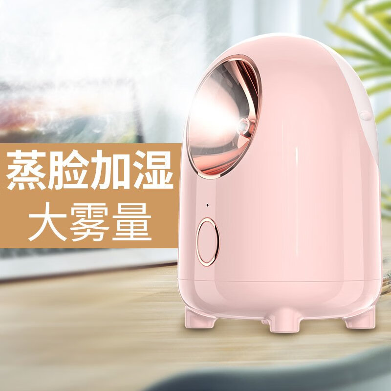 启邦热喷机蒸脸仪纳米喷雾补水仪器美容仪脸部打开毛孔家 白色顶配款(250ML大水箱/升级大