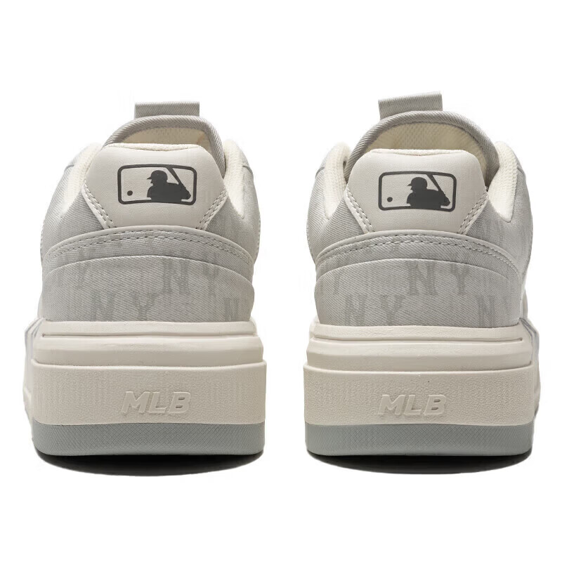 MLB美职棒MLB板鞋男女同款新款厚底小白鞋百搭休闲运动鞋 灰色/50GRS 45